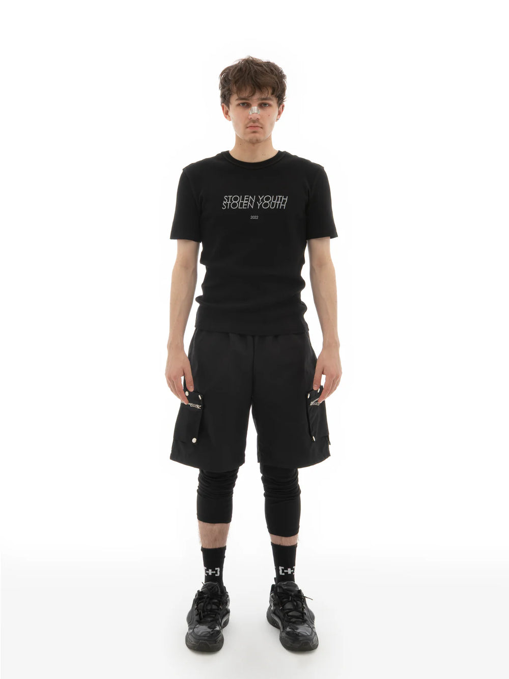 °SY/ — rib printed t-shirt