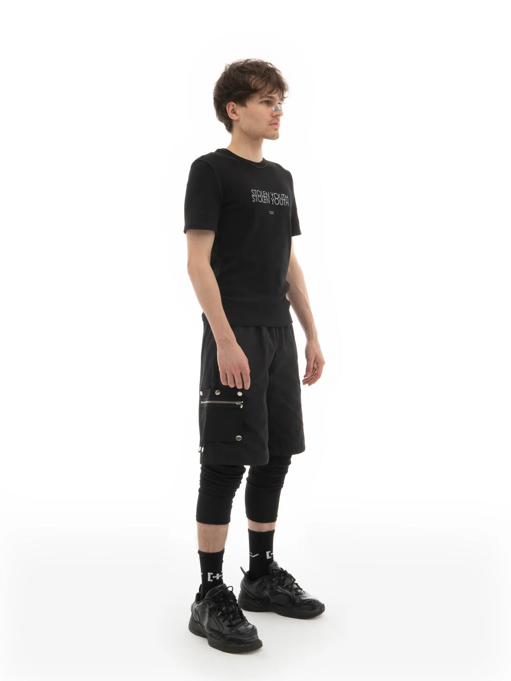 °SY/ — rib printed t-shirt