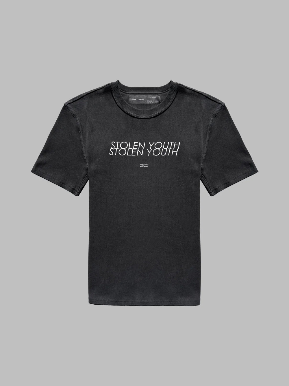 °SY/ — rib printed t-shirt