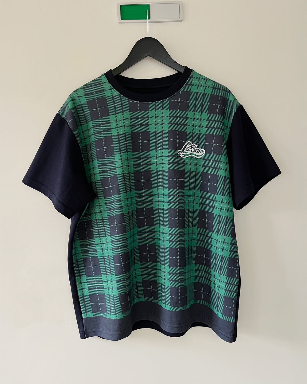 Checkered Body T-Shirt Black/Green