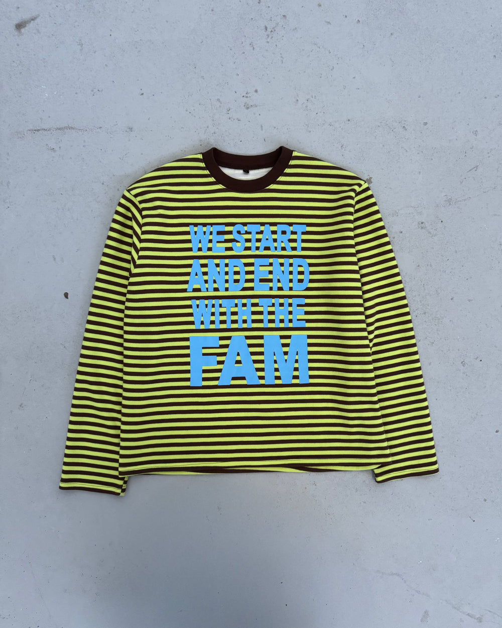 La Fam Striped Longsleeve - Brown/Yellow