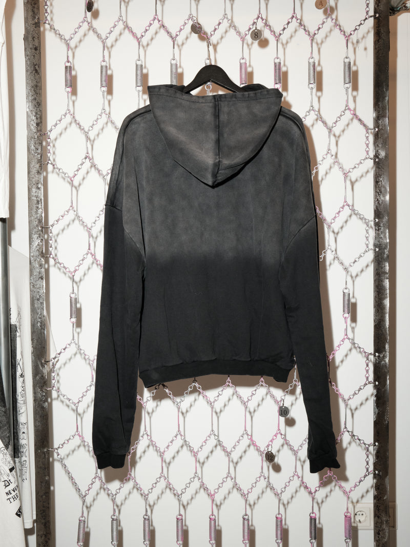 "PUNK REDEMPTION" Black Stone Wash Zippy