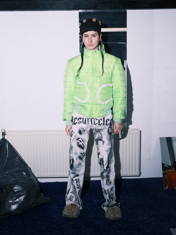 Green Jacket – back view – by Rosdorff – Dream Unit Amsterdam