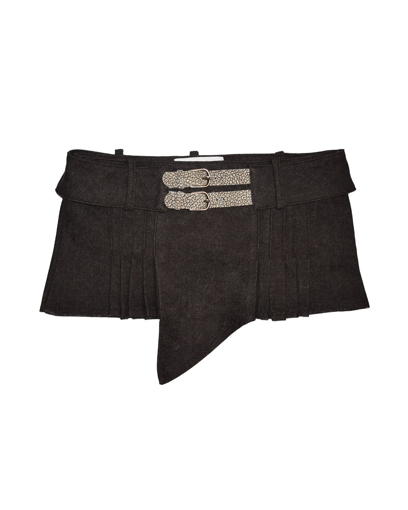 Belts mini skirt