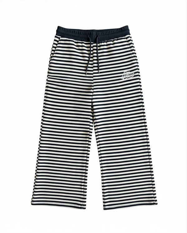 La Fam striped pants – front view – by La Fam – Dream Unit Amsterdam