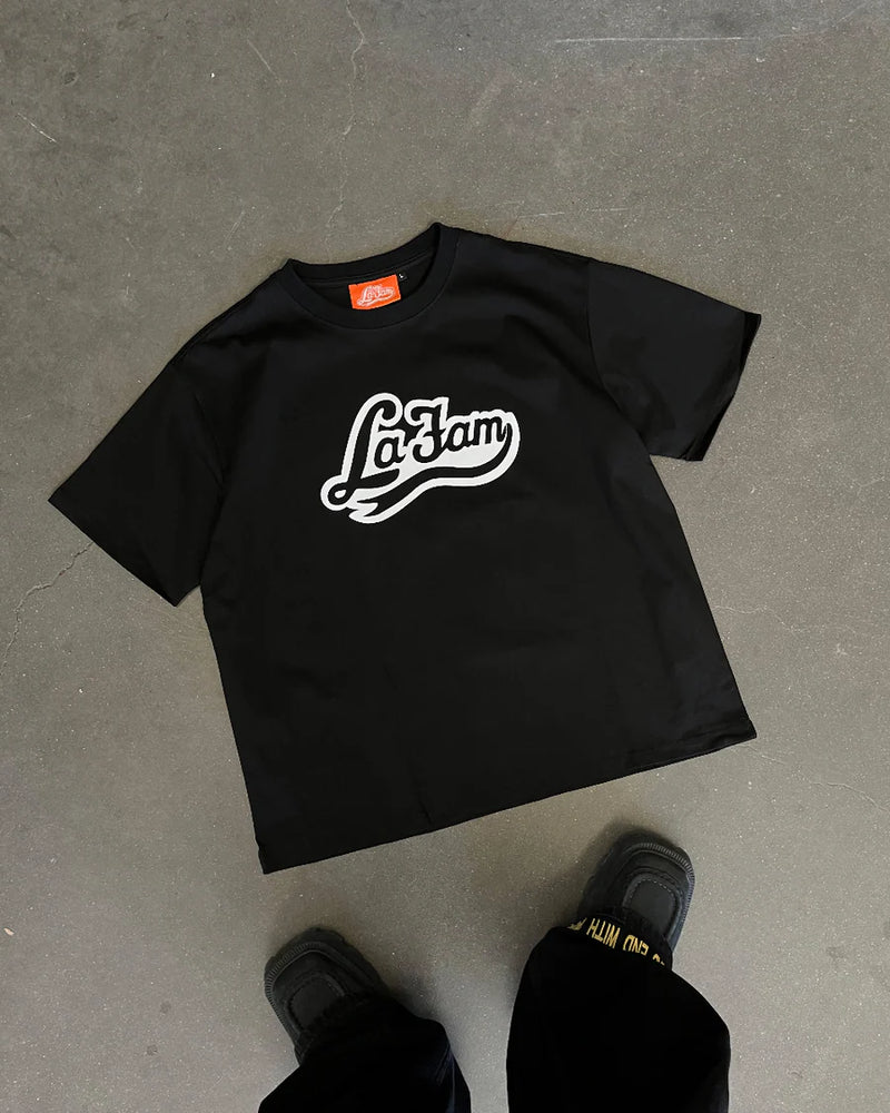 La Fam BLACK LOGO TEE