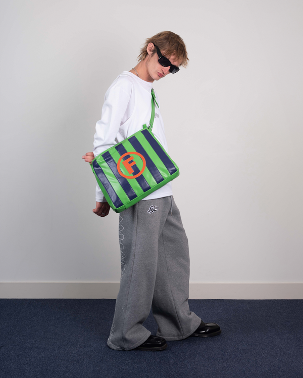 La Fam Sidekick Messenger Bag - Blue/Green