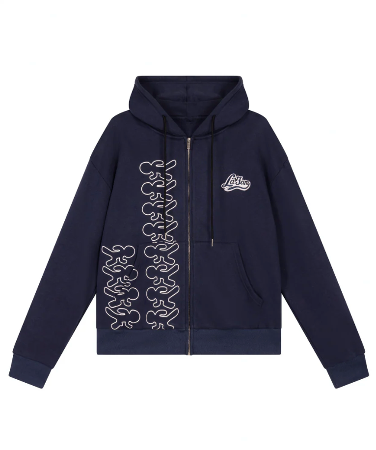 running rico jogging zipper navy