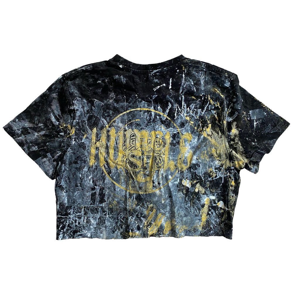 Upcycled crop top by Humble Hustle — handmade product view