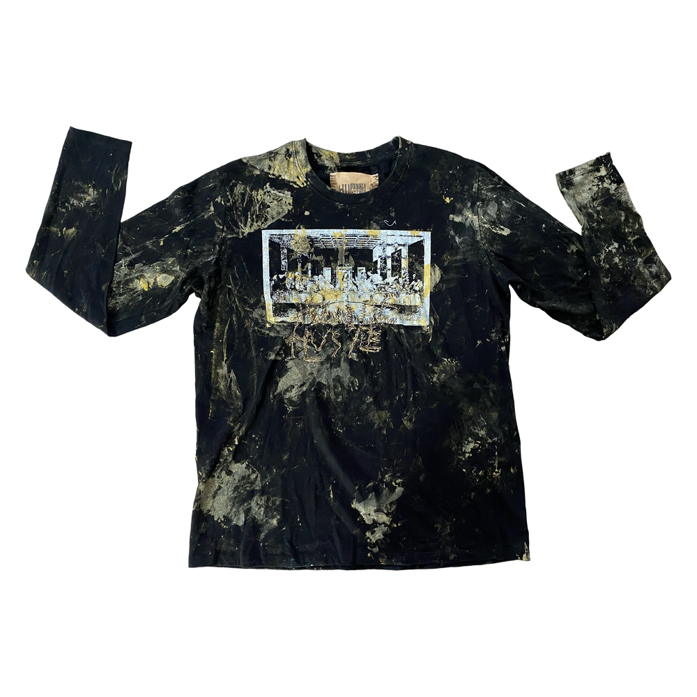 Upcycled long-sleeve shirt by Humble Hustle — product view