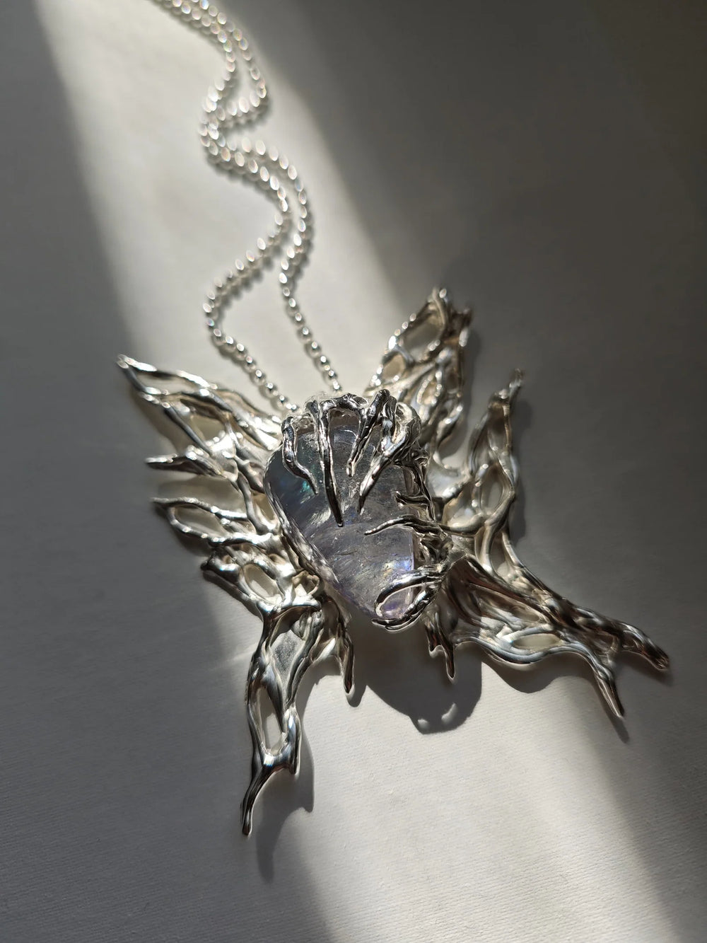 Butterfly Necklace – side view – by Dream Unit – Dream Unit Amsterdam