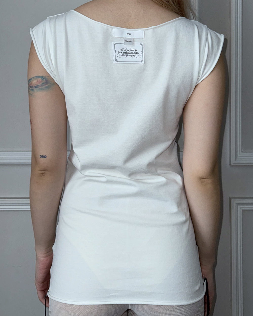 ADU Printed White Tee — additional view 1