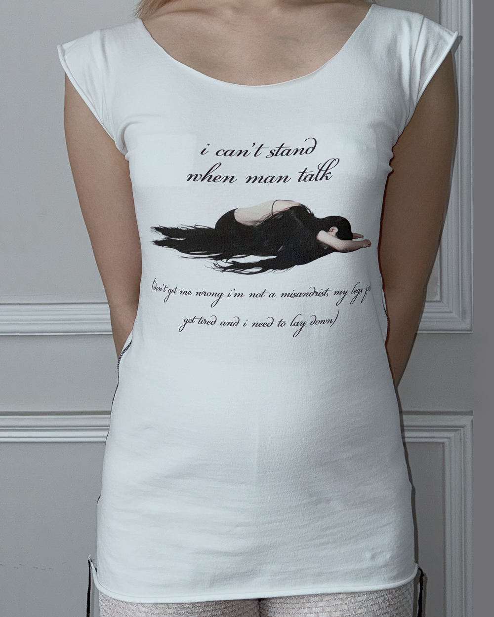 ADU Printed White Tee