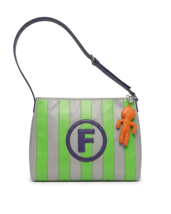 La Fam Sidekick Messenger Bag - Blue/Grey