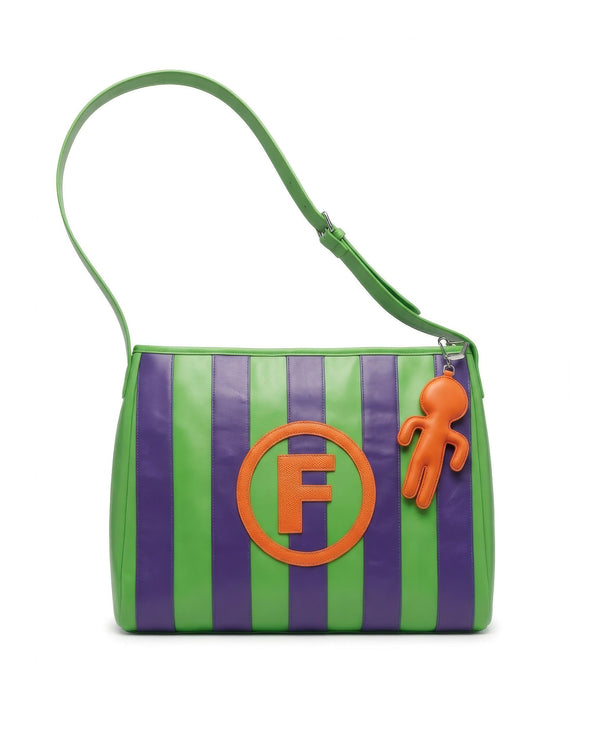 La Fam Sidekick Messenger Bag blue green at Dream Unit Amsterdam