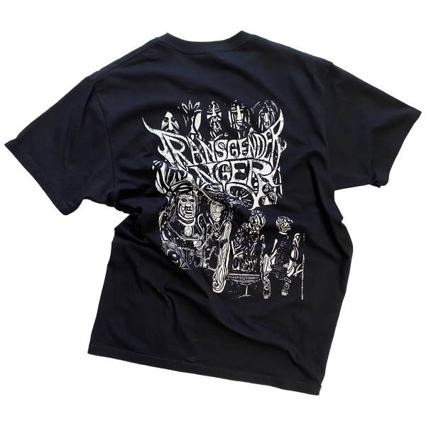 Metallica black T-shirt by DE BANDSHIRTS — back view