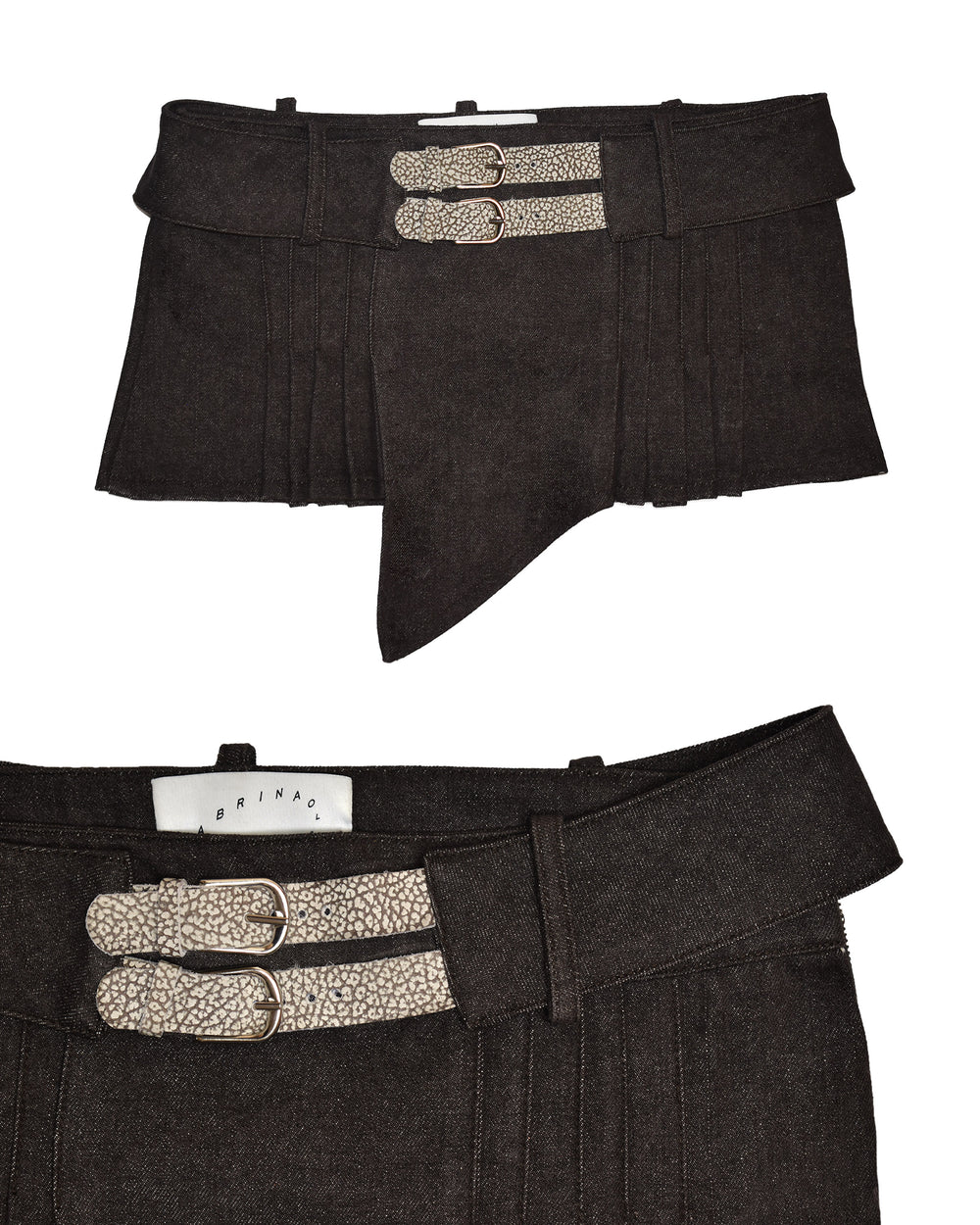 Belts mini skirt