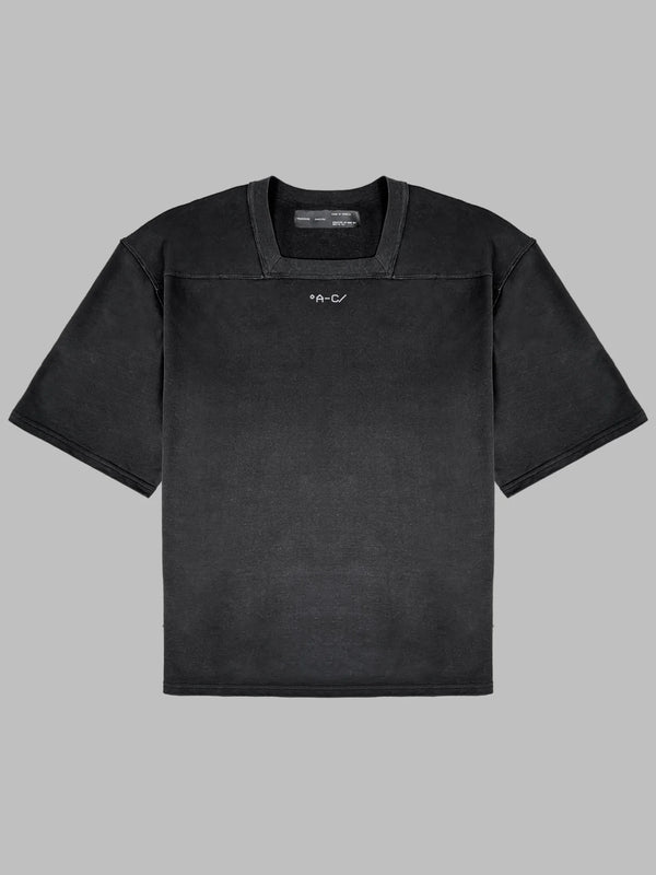 °Square/ — logo printed t‑shirt – front view – by °A-C/ – Dream Unit Amsterdam