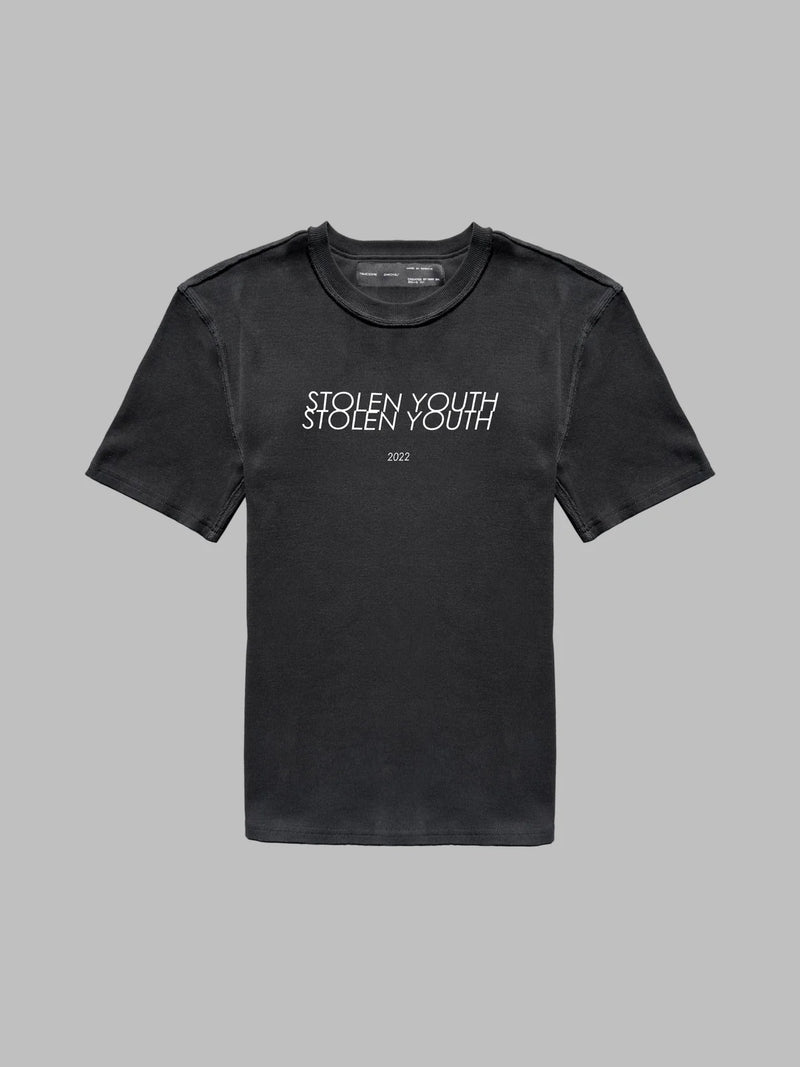 °SY/ — rib printed t-shirt