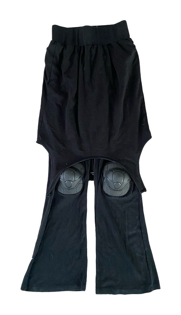Black Patella Leggings by Sorcerer — front view