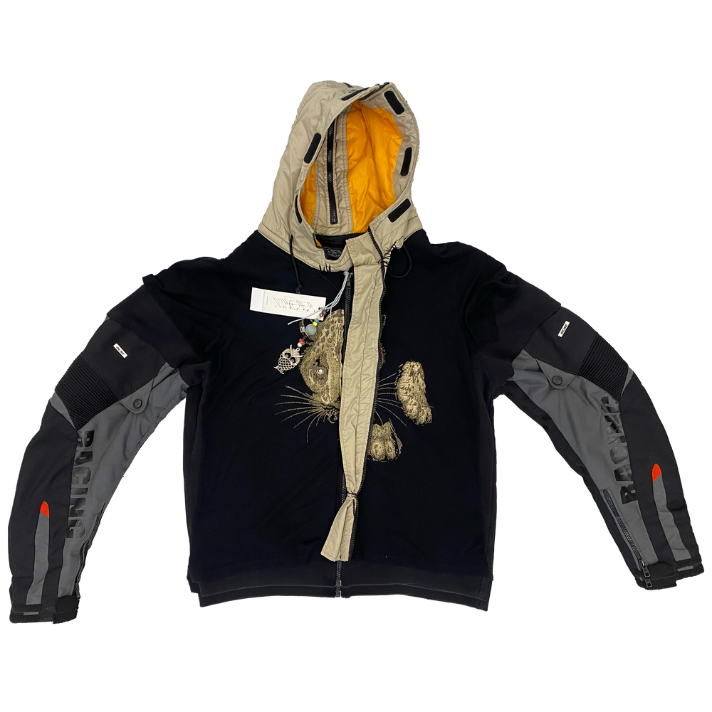 Moto Hoodie Jacket by Sorcerer — front view