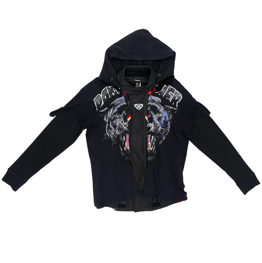 Moto Hoodie Jacket by Sorcerer — front view