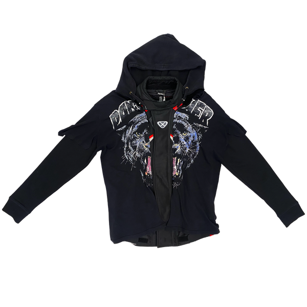 Moto Hoodie Jacket by Sorcerer — front view